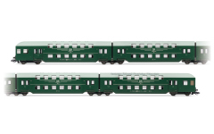 Arnold HN9524 - TT - 4-tlg. Doppelstockzug ohne Steuerabteil, DR, Ep. IV